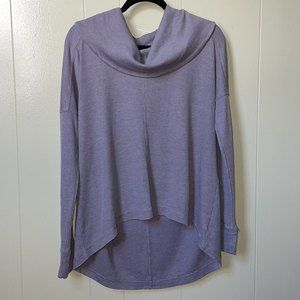 Lucky brand Gray Cowl Neck Pullover Sweater